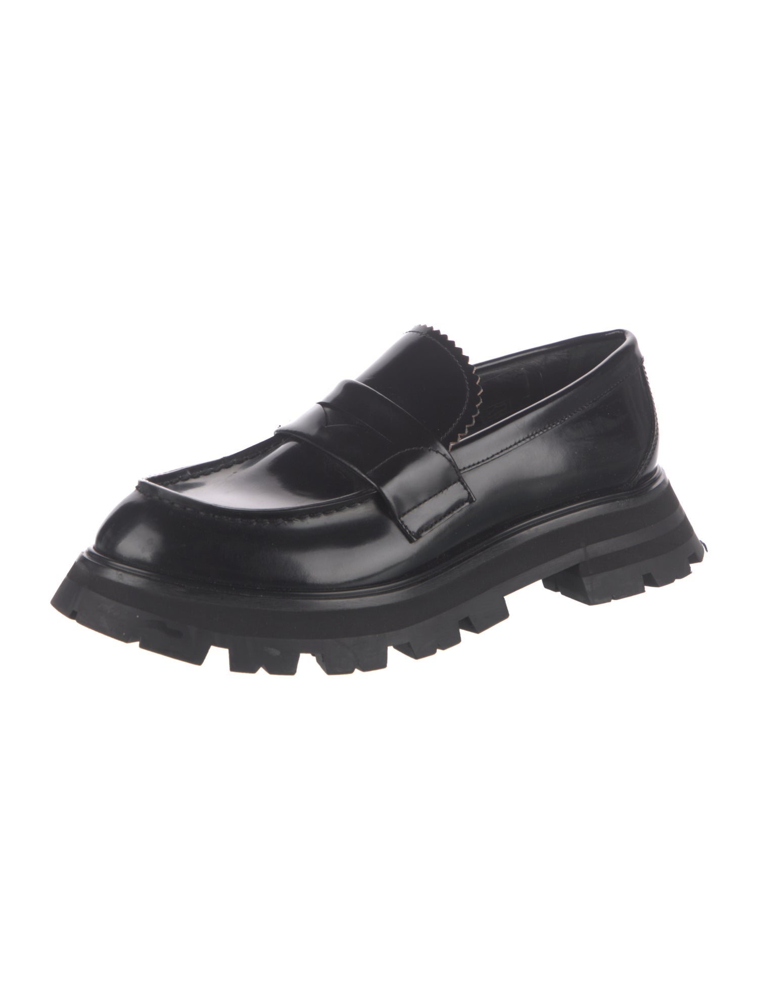 Alexander McQueen Leather Loafers