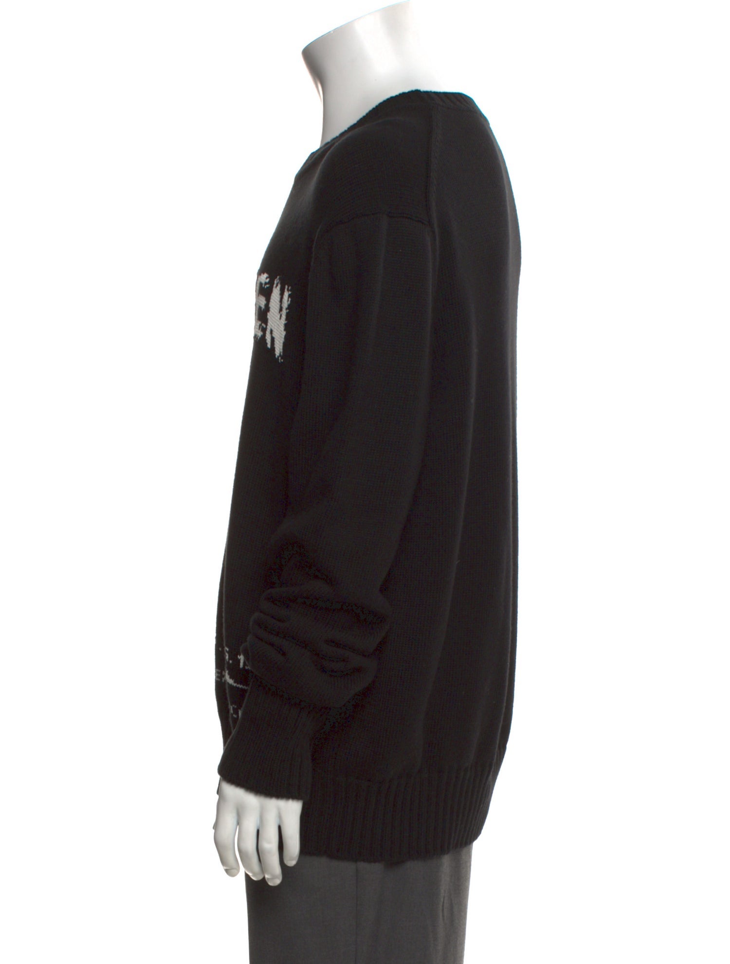 Alexander McQueen Graphic Print Crew Neck Pullover