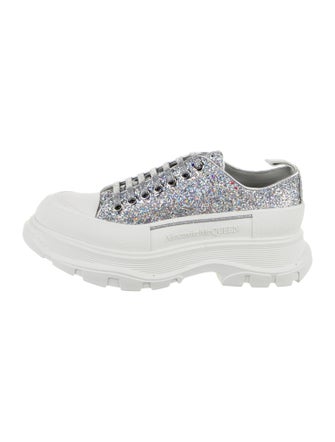 Alexander McQueen Glitter Glitter Accents Athletic Sneakers