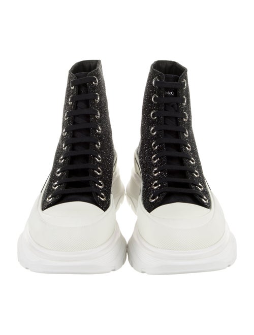 Alexander McQueen Glitter Colorblock Pattern Sneakers