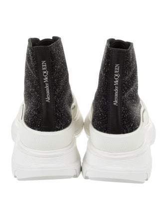 Alexander McQueen Glitter Colorblock Pattern Sneakers