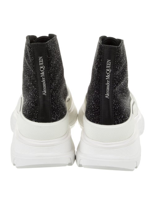 Alexander McQueen Glitter Colorblock Pattern Sneakers