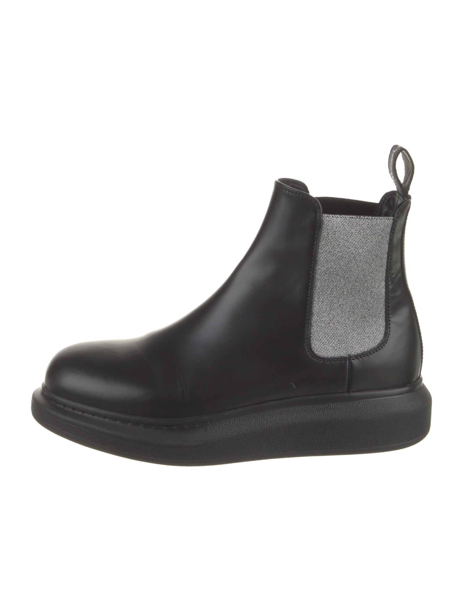 Alexander McQueen Leather Chelsea Boots