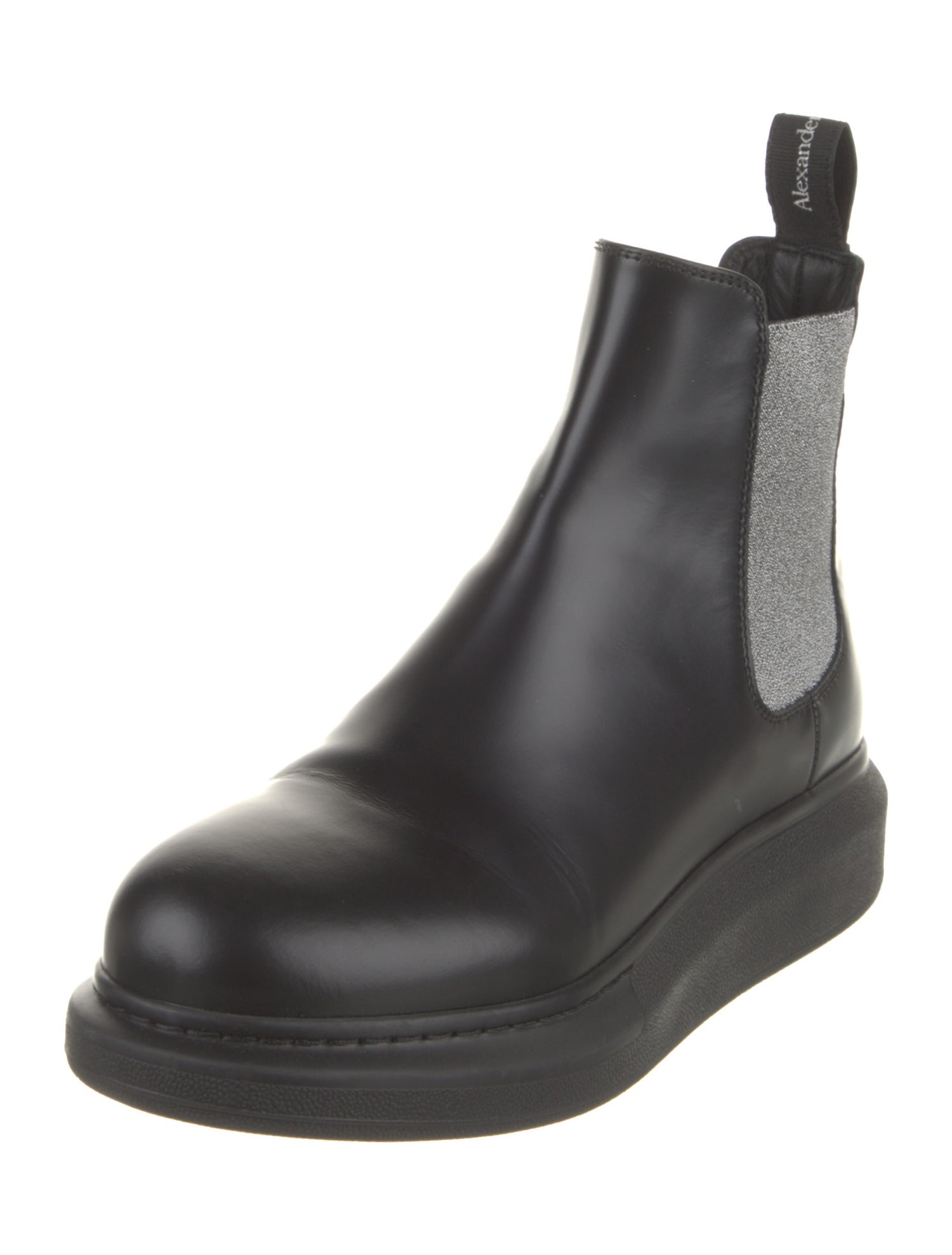 Alexander McQueen Leather Chelsea Boots
