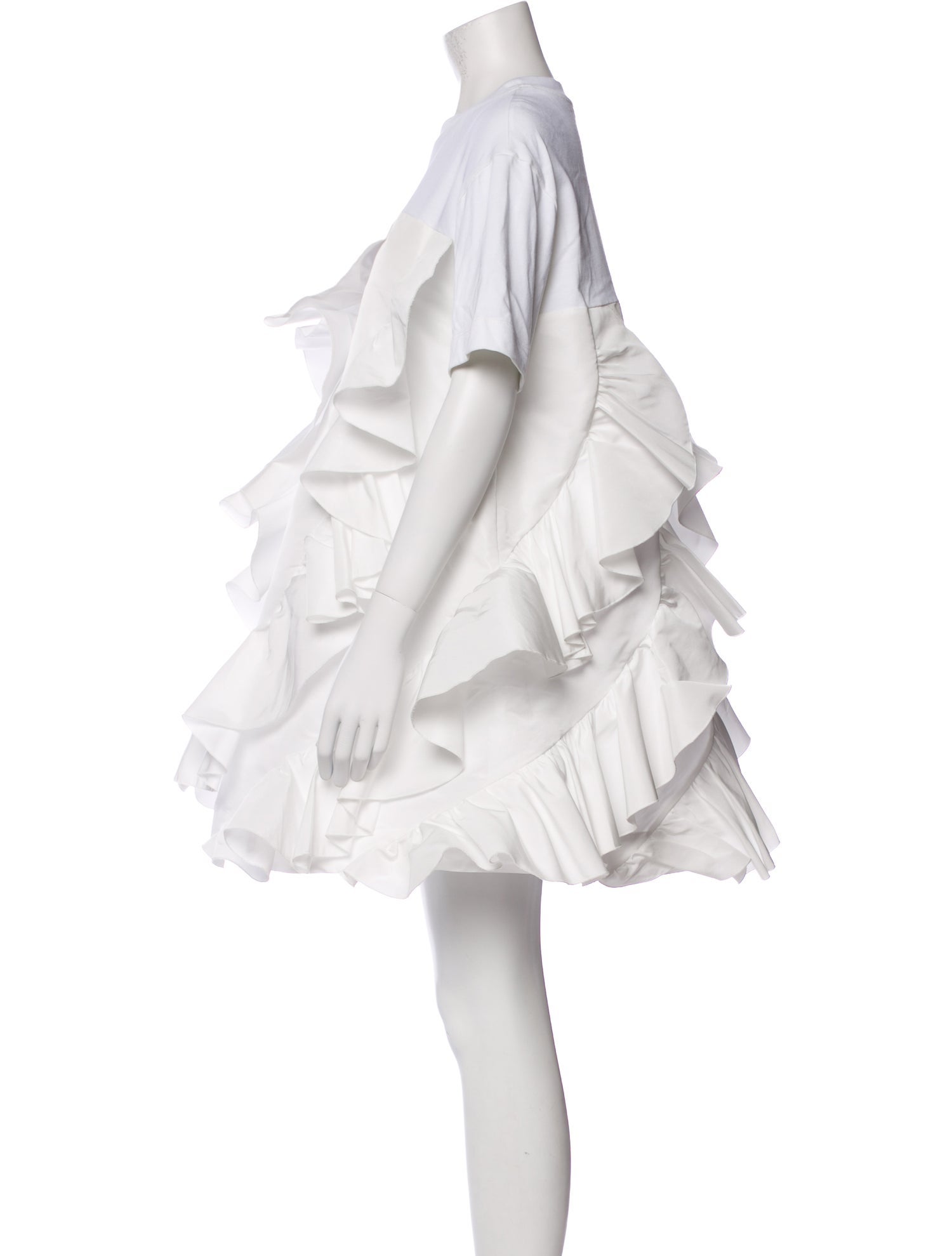 Alexander McQueen Crew Neck Mini Dress