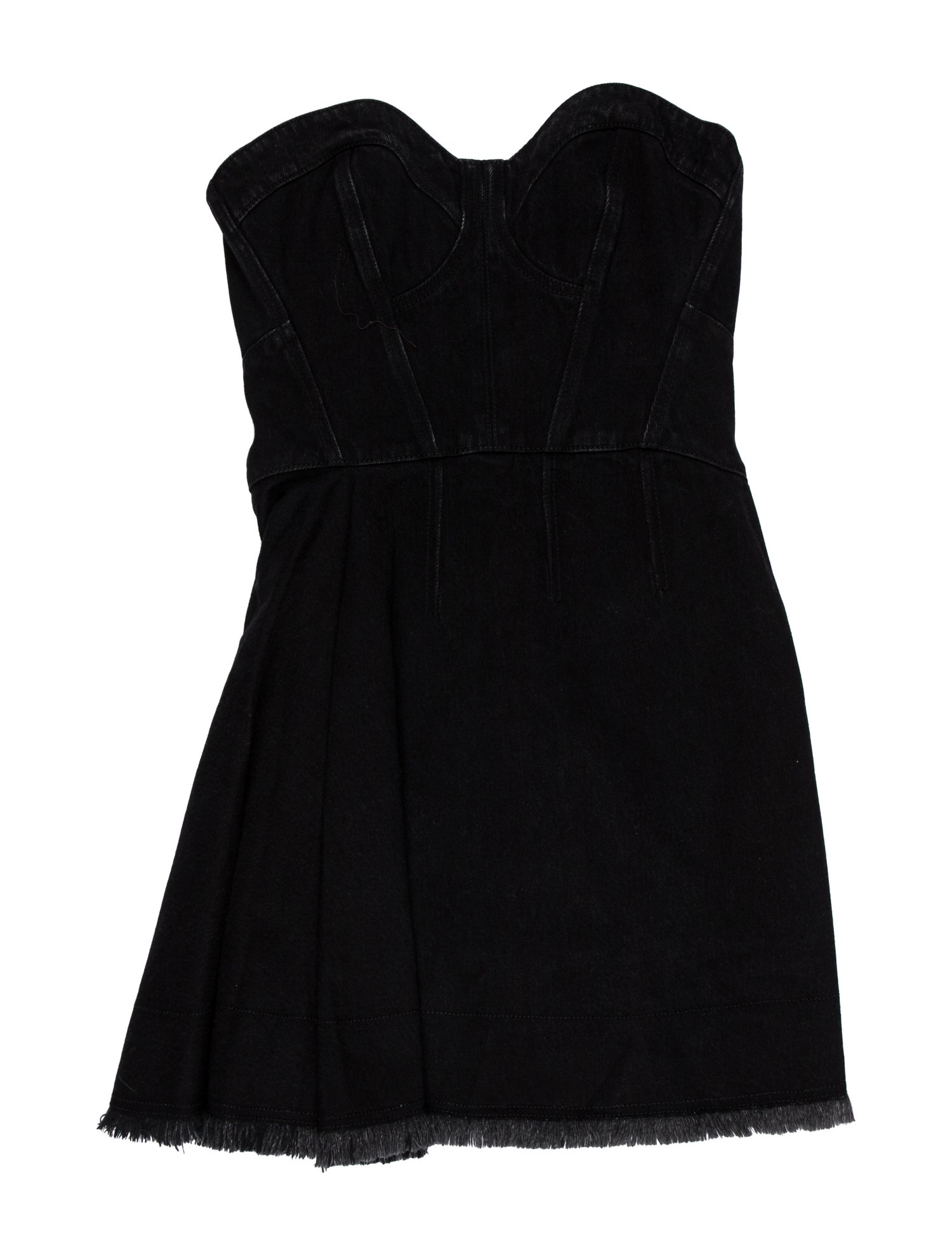Alexander McQueen Strapless Mini Dress