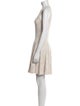 Alexander McQueen Crew Neck Mini Dress
