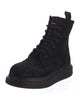 Alexander McQueen Suede Combat Boots