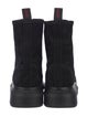 Alexander McQueen Suede Combat Boots