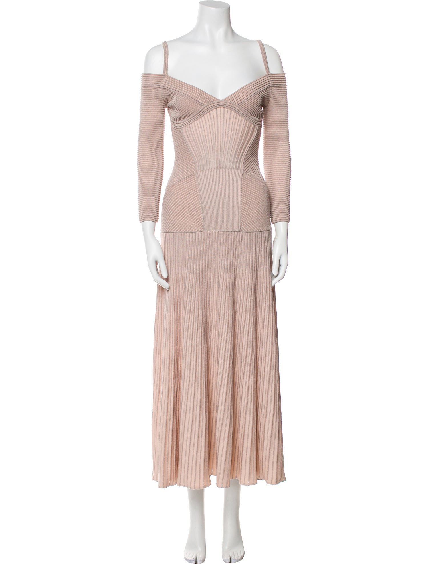 Alexander McQueen Wool Long Dress