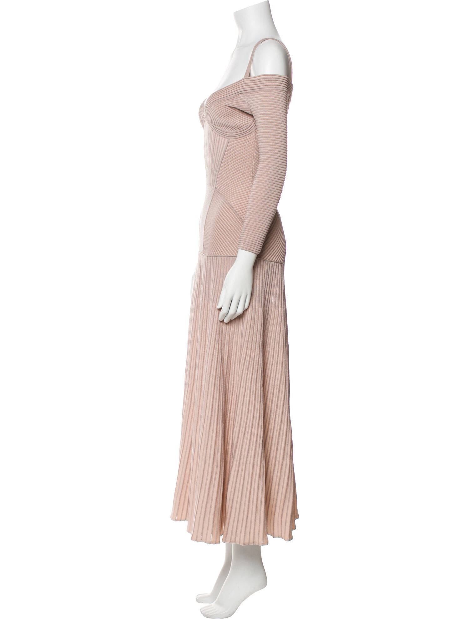 Alexander McQueen Wool Long Dress