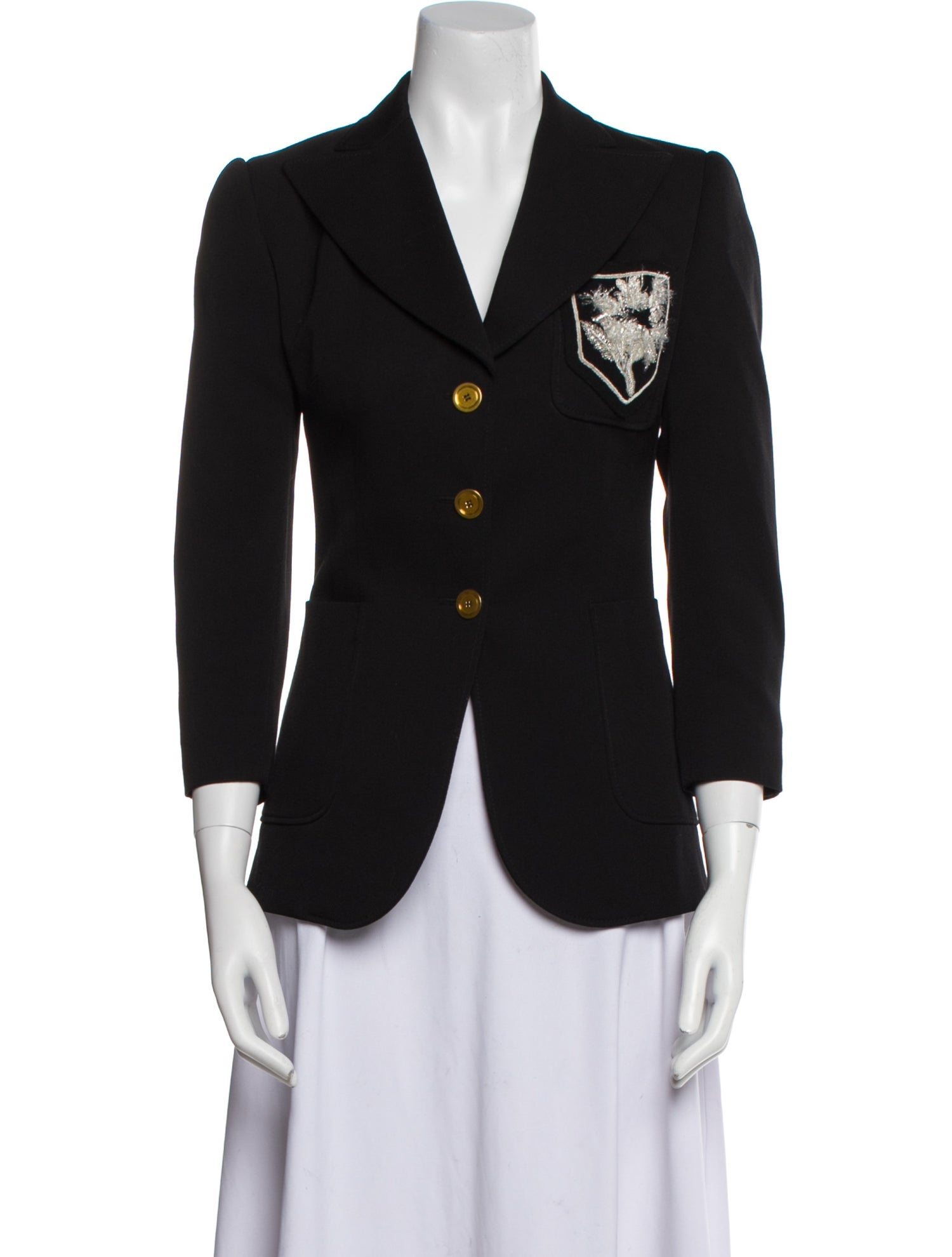 Alexander McQueen 2016 Virgin Wool Blazer