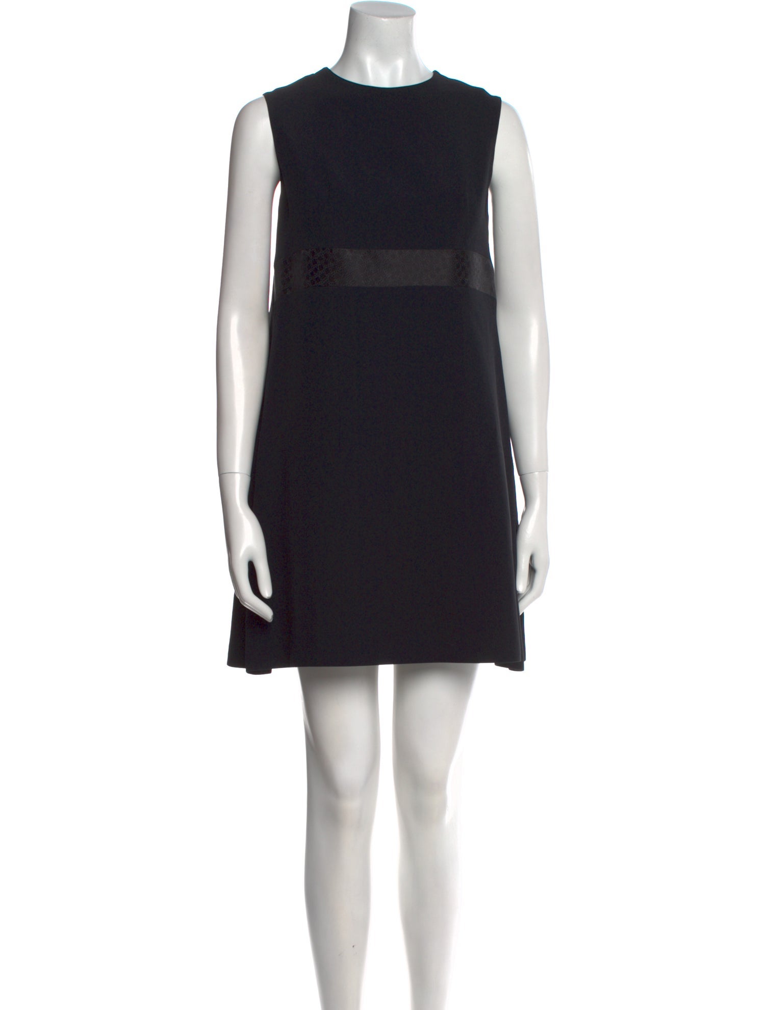 Alexander McQueen Crew Neck Mini Dress