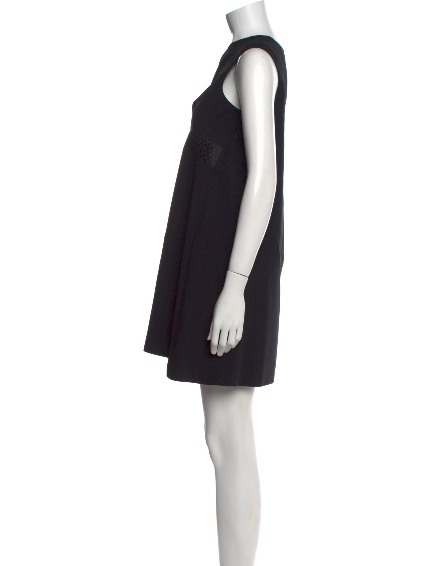 Alexander McQueen Crew Neck Mini Dress