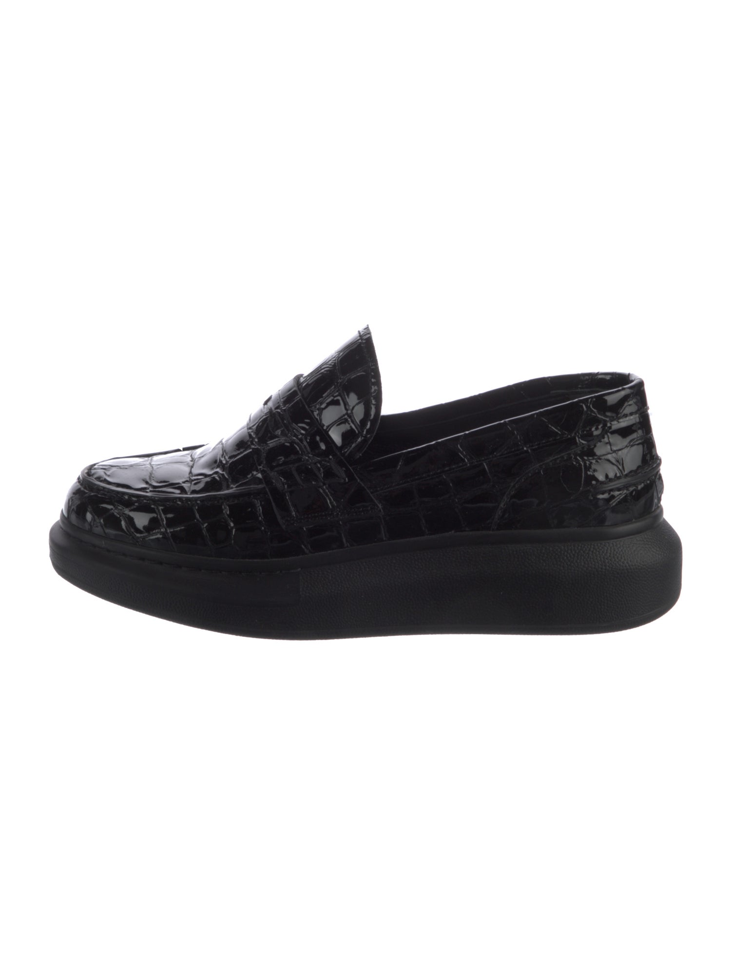 Alexander McQueen Patent Leather Loafers