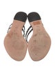 Alexander McQueen Skull Leather Flip Flops