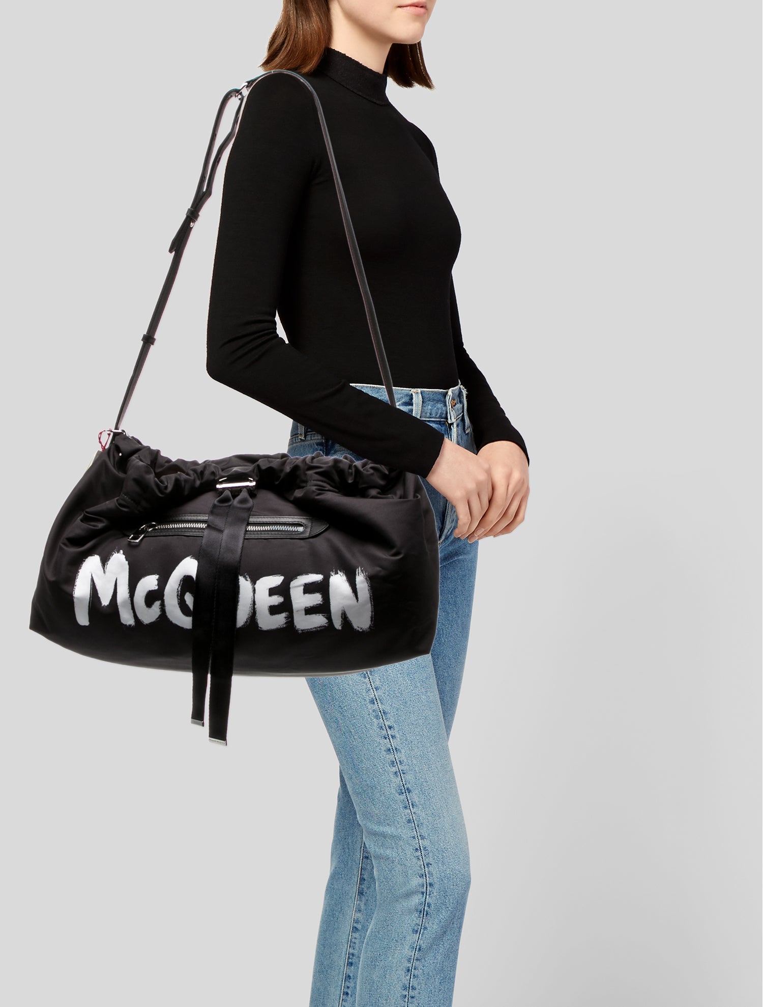 Alexander McQueen Nylon Crossbody Bag