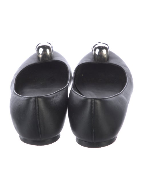 Alexander McQueen Skull Leather Ballet Flats