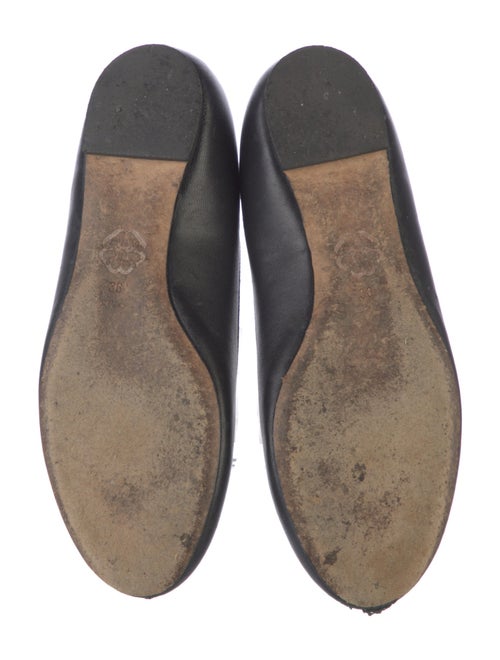 Alexander McQueen Skull Leather Ballet Flats