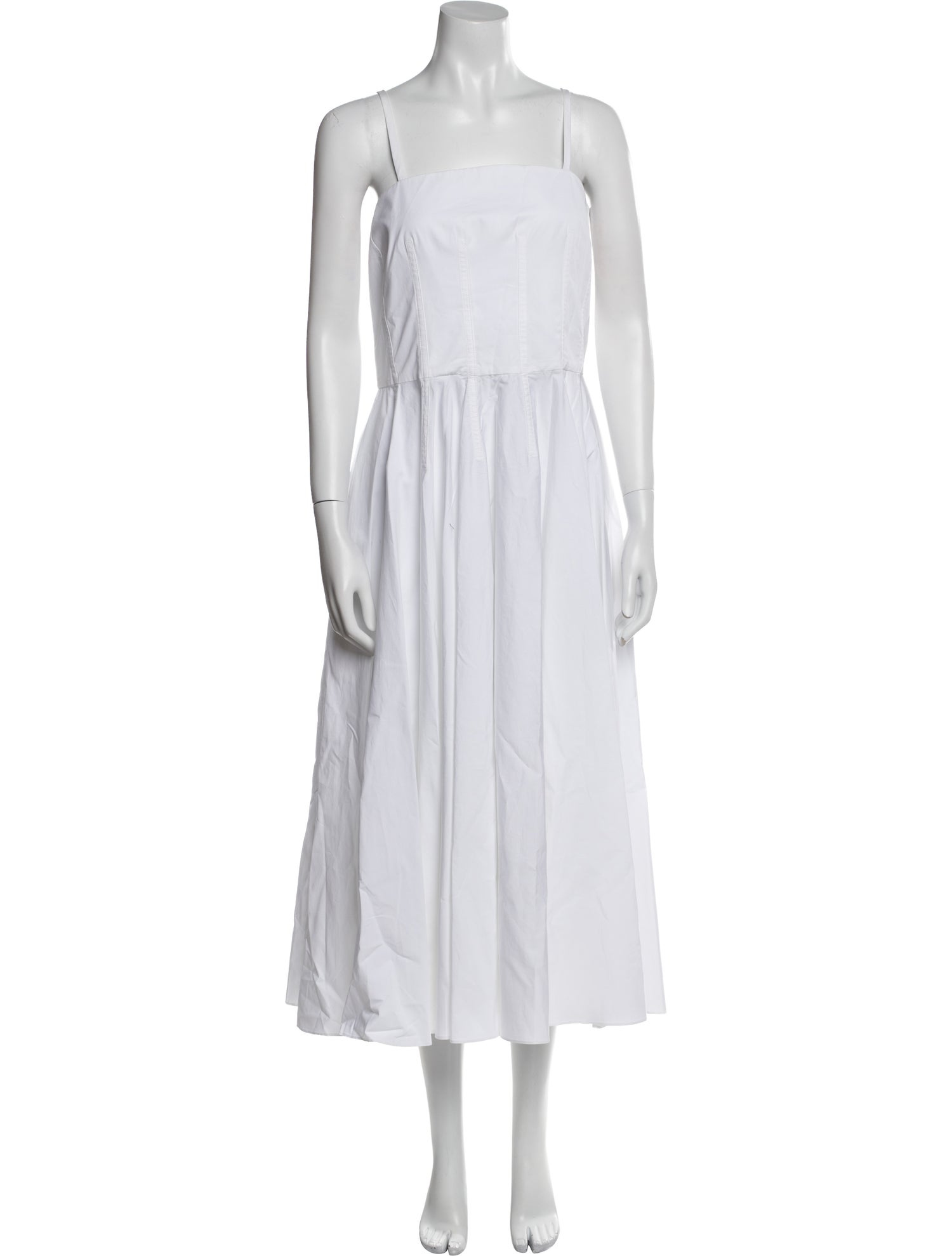 Alexander McQueen Square Neckline Long Dress