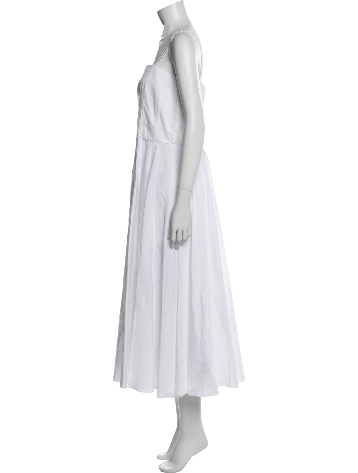 Alexander McQueen Square Neckline Long Dress