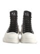 Alexander McQueen Leather Colorblock Pattern Chunky Sneakers