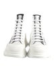 Alexander McQueen Leather Graphic Print Sneakers