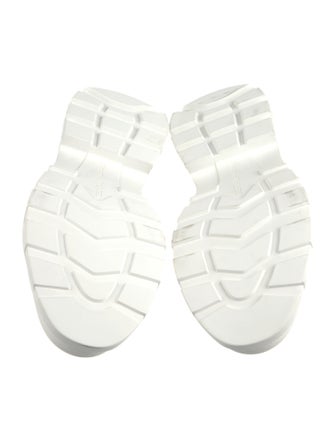 Alexander McQueen Leather Graphic Print Sneakers