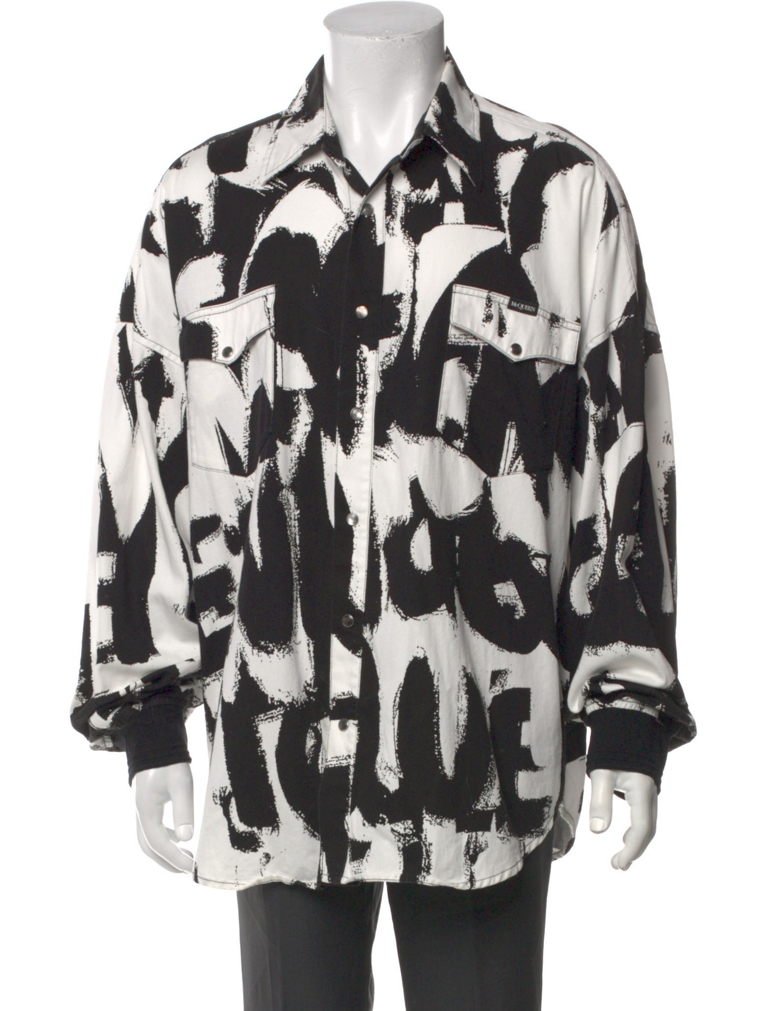 Alexander McQueen 2021 Floral Print Shirt