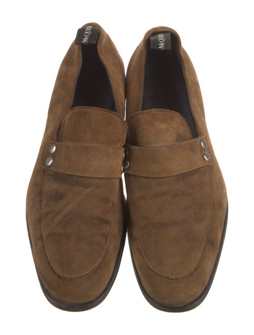 Alexander McQueen Suede Monk Straps