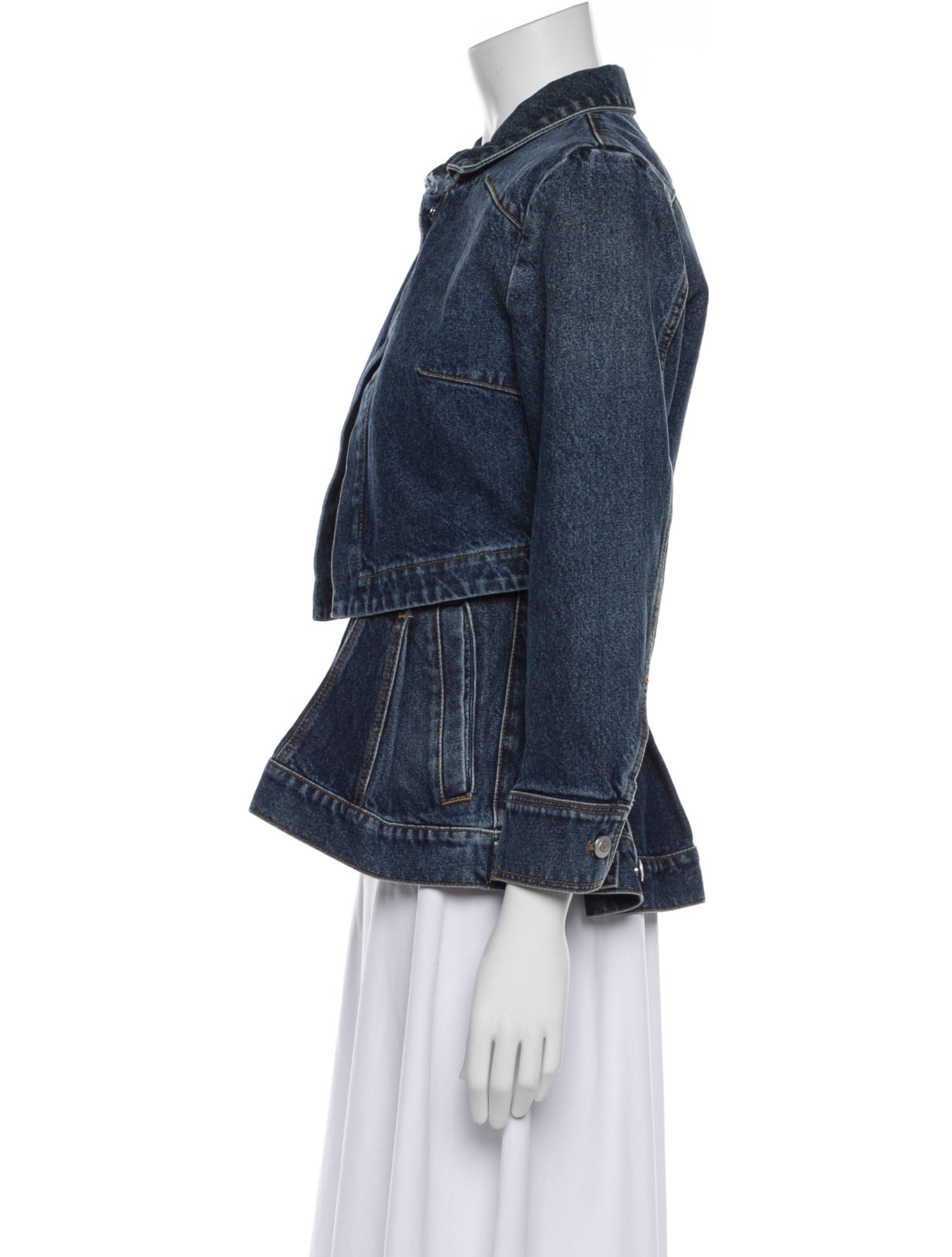 Alexander McQueen Wool Denim Jacket
