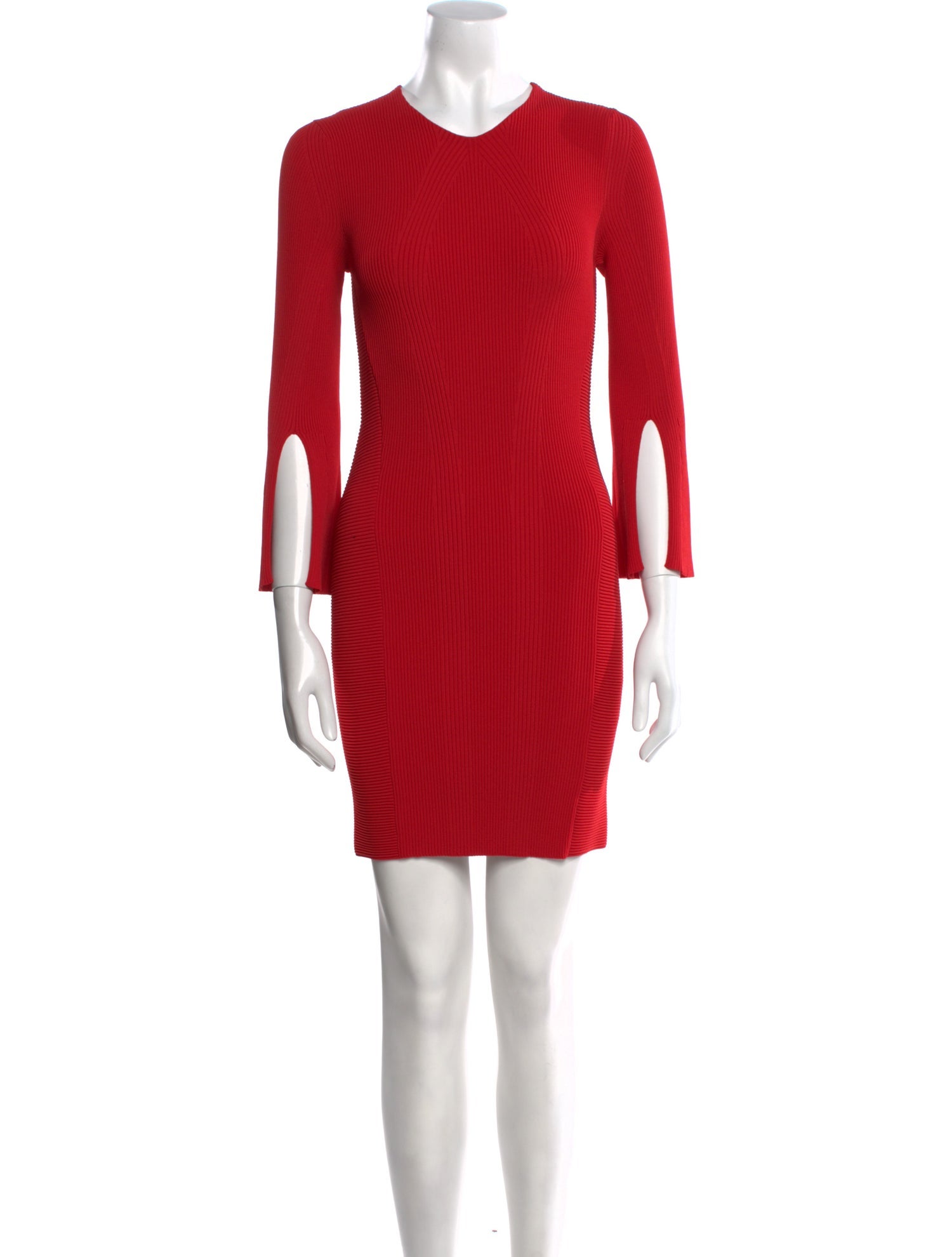 Alexander McQueen Crew Neck Mini Dress