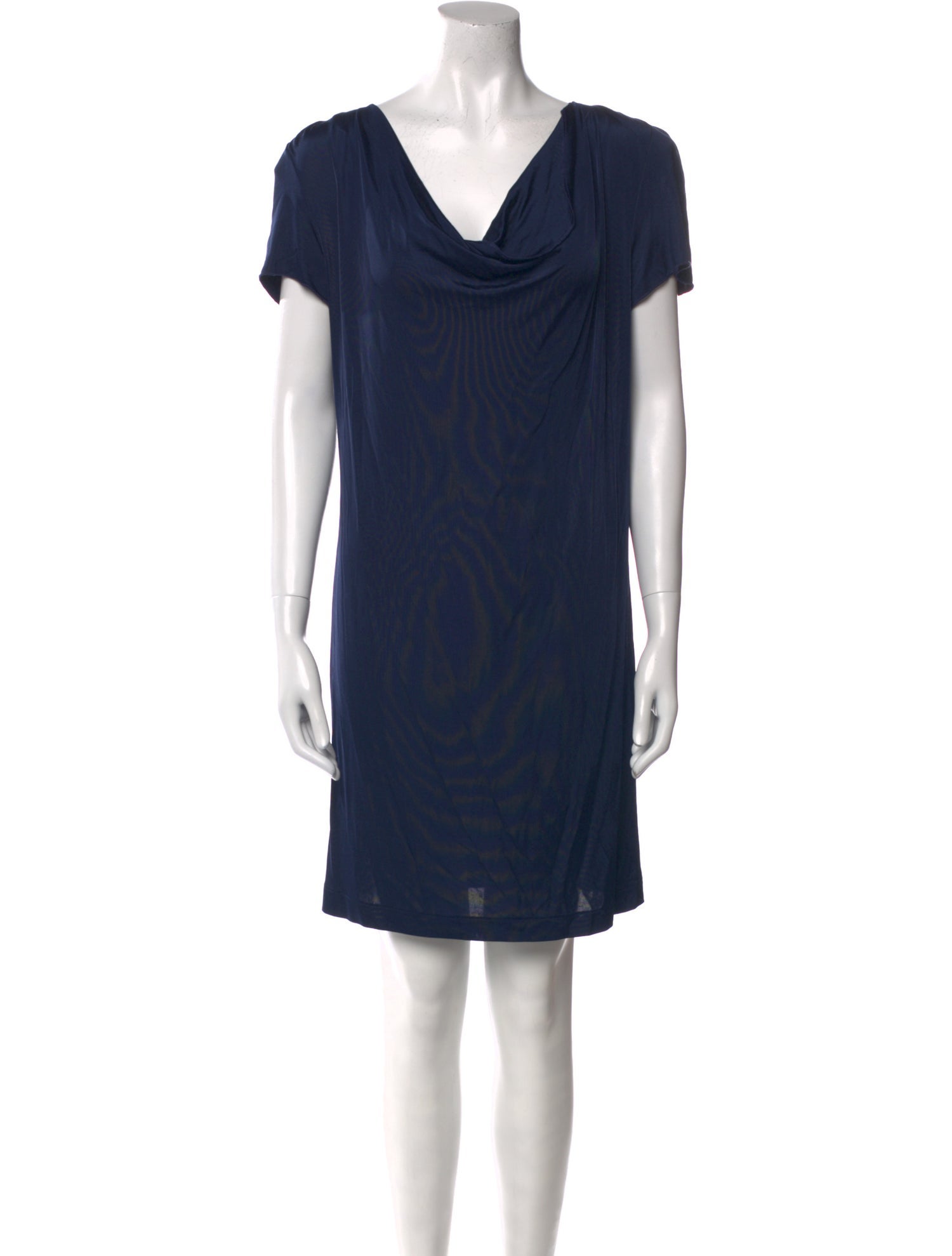 McQ Alexander McQueen Cowl Neck Mini Dress