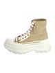 Alexander McQueen Rubber Colorblock Pattern Chunky Sneakers