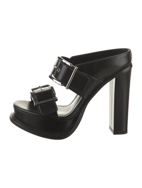 Alexander McQueen Leather Slides