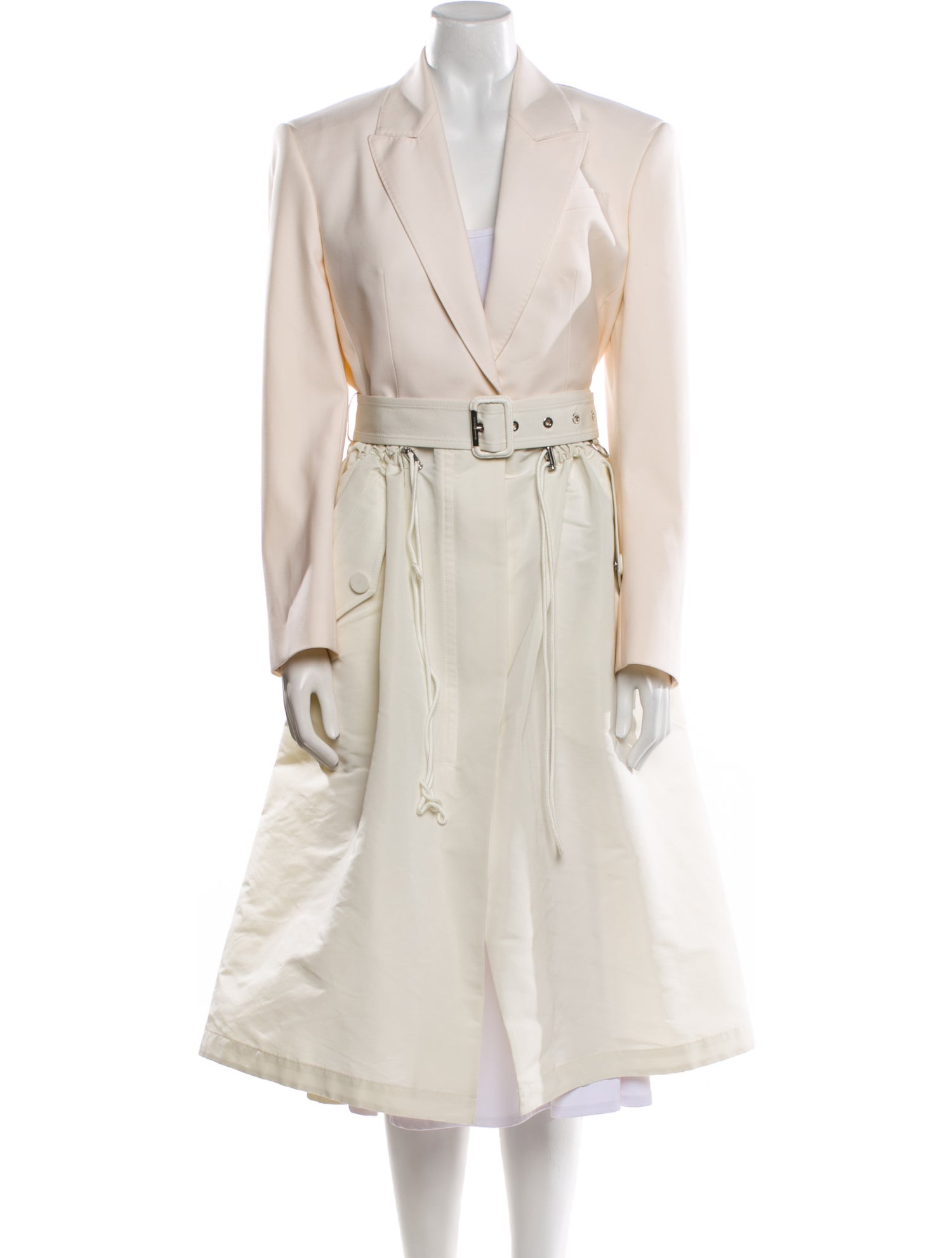 Alexander McQueen Virgin Wool Trench Coat