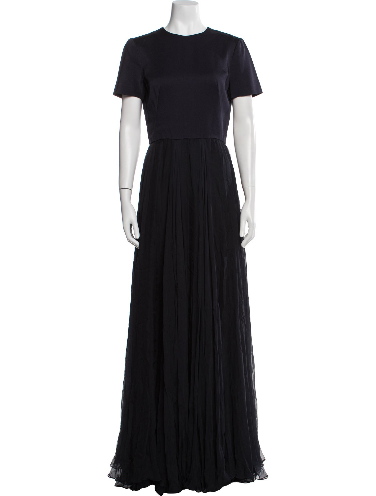 Alexander McQueen Crew Neck Long Dress