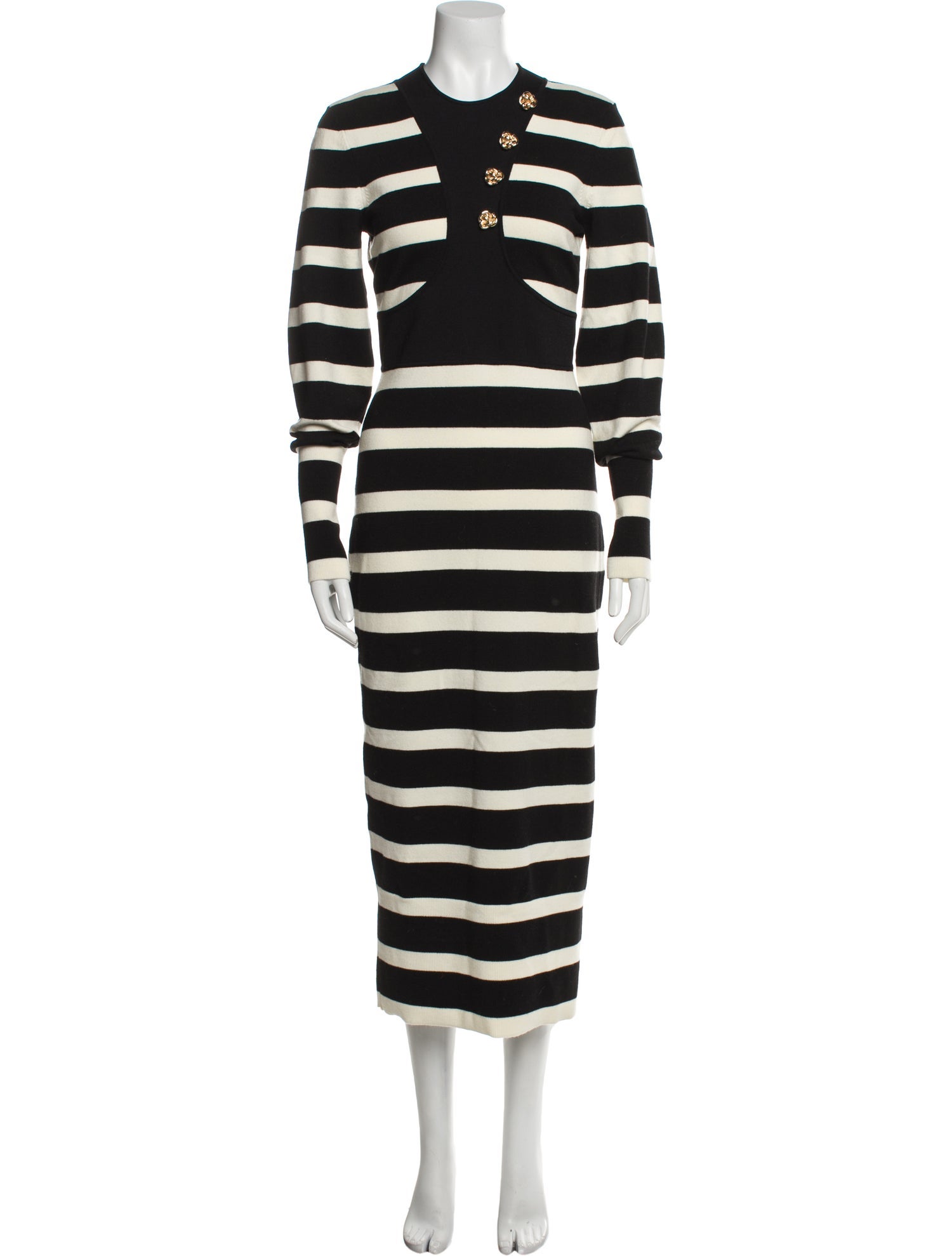 Alexander McQueen Wool Long Dress