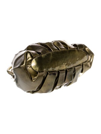 Alexander McQueen Patent Leather Top Handle Bag