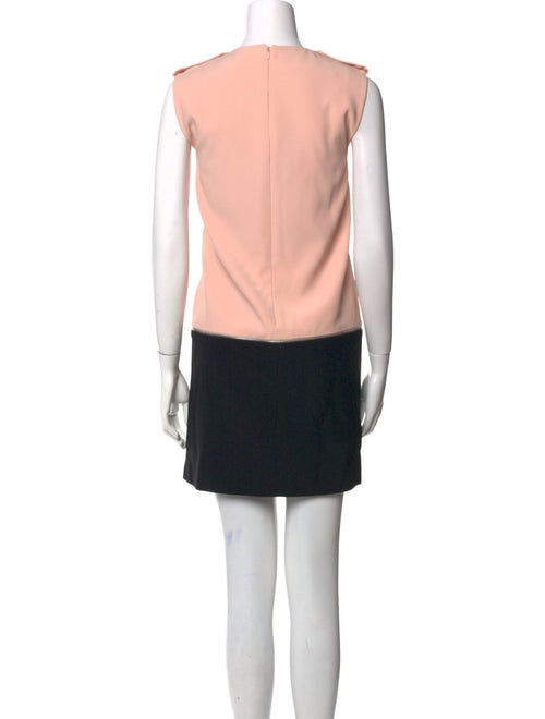 Alexander McQueen Colorblock Pattern Mini Dress