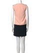 Alexander McQueen Colorblock Pattern Mini Dress