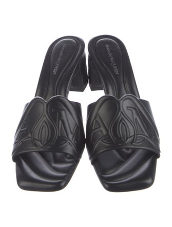 Alexander McQueen Leather Slides
