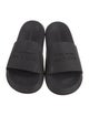 Alexander McQueen Signature Logo Rubber Slides