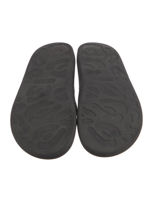 Alexander McQueen Signature Logo Rubber Slides