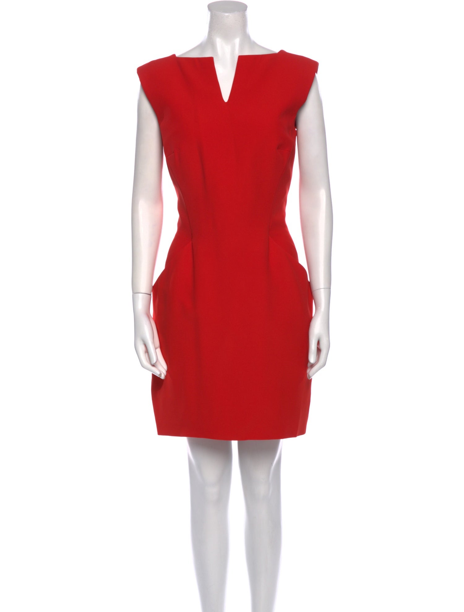Alexander McQueen V-Neck Mini Dress