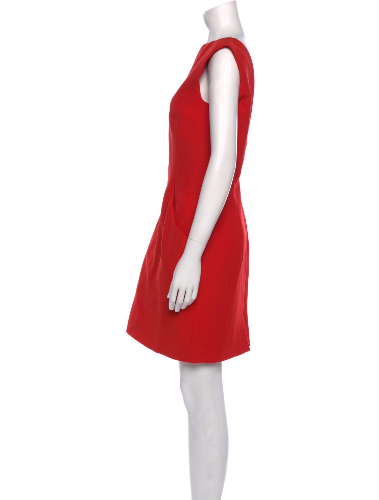 Alexander McQueen V-Neck Mini Dress