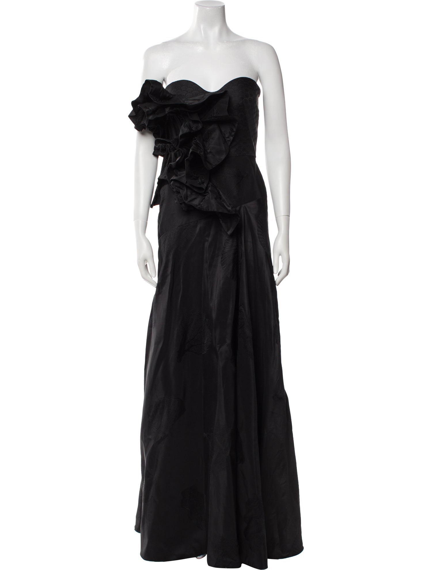 Alexander McQueen Silk Long Dress