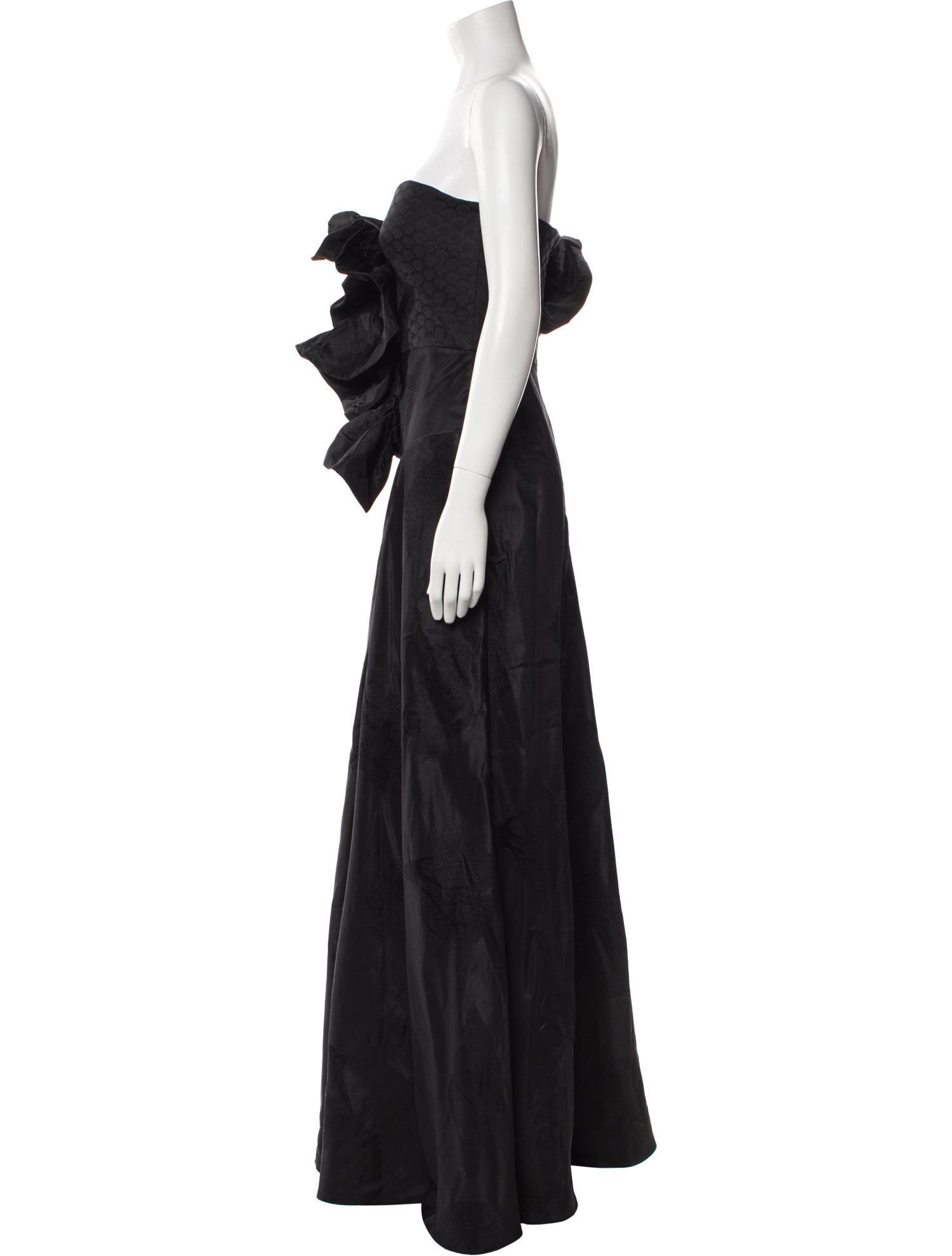 Alexander McQueen Silk Long Dress