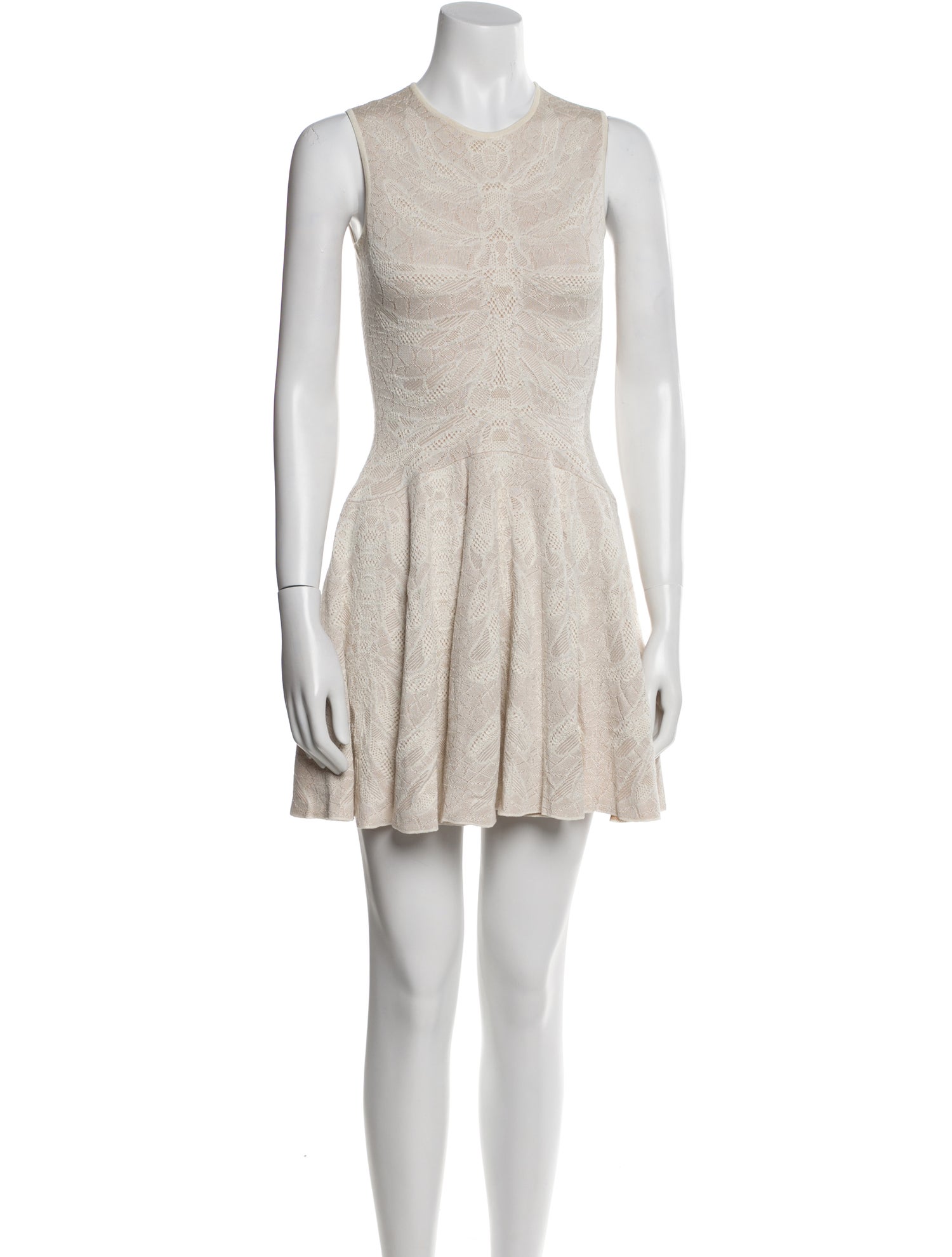 Alexander McQueen Silk Mini Dress