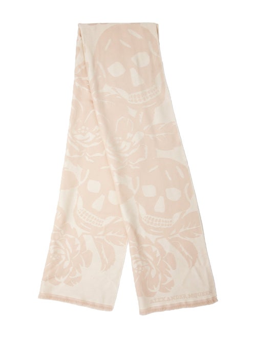 Alexander McQueen Wool Skull Scarf